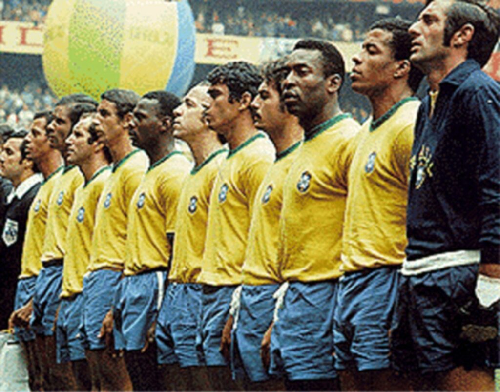 La Magnifique équipe Du Brésil 1970 Légende Du Foot